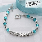 Swarovski Crystal Name Bracelet Swarovski Crystal Name Bracelet