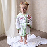 Personalized Toddler Butterfly Robe