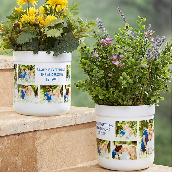 Personalized Outdoor Flower Pot Picture Perfect