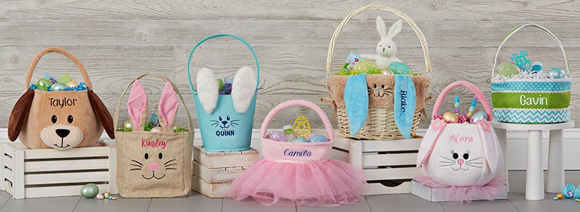 personalized baskets for babies