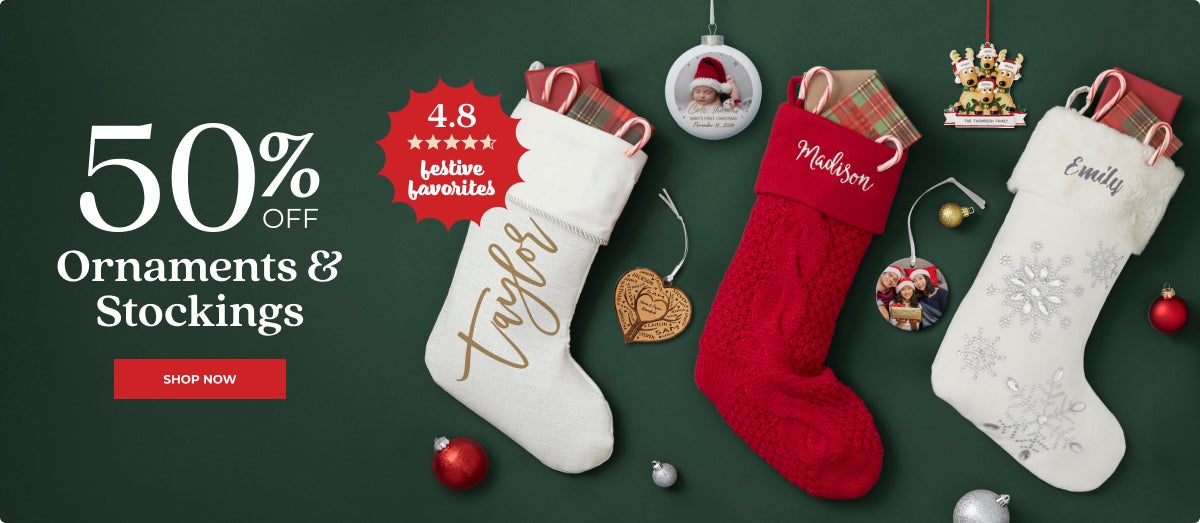 Stockings & Ornaments Sale