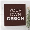 12x12 Canvas Print - Brown