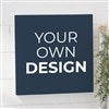 12x12 Canvas Print - Navy Blue