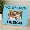 Horizontal Picture Frame- Baby Blue