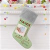 Grey Faux Fur Stocking