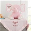 Product Thumbnail Pink Elephant & Blanket Set