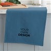 Slate Blue Waffle Weave Kitchen Towel