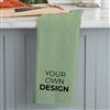 Sage Green Waffle Weave Kitchen Towel