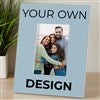 Vertical Picture Frame- Slate Blue