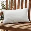 Outdoor Lumbar Throw Pillow Back