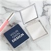 Navy Blue Compact Mirror