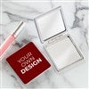 Product Thumbnail Burgundy Compact Mirror