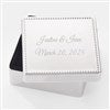 Beaded Square Keepsake Box 