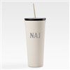 Corkcicle Monogram 24oz Cold Cup Latte