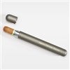 Engraved Metal Gray Cigar Tube 