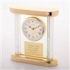 Gold and Glass Column Clock  