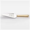 Engraved Gold Cake Server 