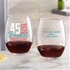 Stemless Wine Glass