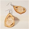 Natural Wood Earrings