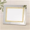 Personalized Logo Silver & Gold Hammered Frame- 8x10 - 48708