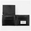 Engraved Black Wallet (Passcase Up)