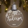 Acrylic Light Up Ornament