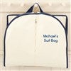 Navy Canvas Garment Bag