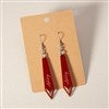 Red Stain Earrings