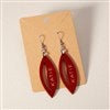 Red Stain Earrings