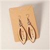 Natural Wood Earrings