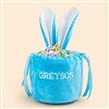 Mini Drawstring Blue Bag