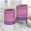 11 oz. Pink Mug (Front & Back View)