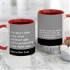 11 oz. Red Mug (Front & Back View)