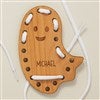 Ghost Wooden Lacing Toy