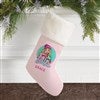 Ivory Faux Fur Stocking