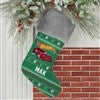 Grey Faux Fur Stocking