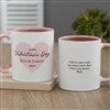 11 oz. Pink mug