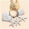 Keychain with 4 Charms