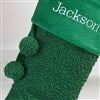 Green Stocking-Close Up View