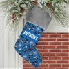 Grey Faux Fur Stocking