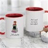 11 oz. Red mug