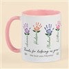 11 oz. Pink mug