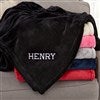 Product Thumbnail Black Fleece Throw 