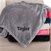 Product Thumbnail Grey Fleece Throw