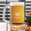 Personalized Engraved Logo Glass Bar Mug - 9994