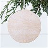 Blank Round Wood Ornament