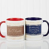 Personalized Office Coffee Mugs - Name Your Career - 10413