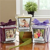 Personalized Photo Candles - Picture Perfect Glass Candle - 10736