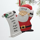 Personalized Santa Claus Christmas Ornament - 10760