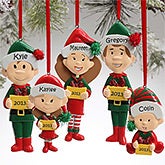 Personalized Christmas Ornaments - Family Characters - 10764